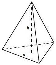 Düzenli üçgen piramit